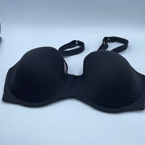 Size 36D Bali black underwire bra